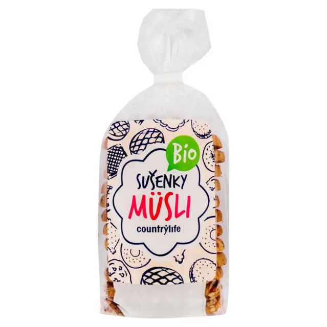 COUNTRY LIFE Sušenky müsli BIO 250 g