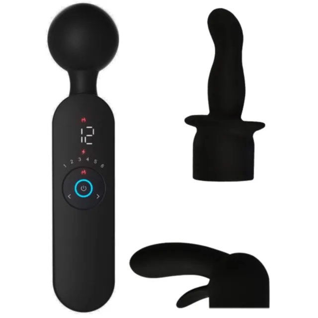 Couples Choice Nahřívací masážní hlavice Couple Play, nástavce 21cm