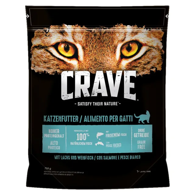 Crave s lososem & bílými rybami - 2 x 7 kg