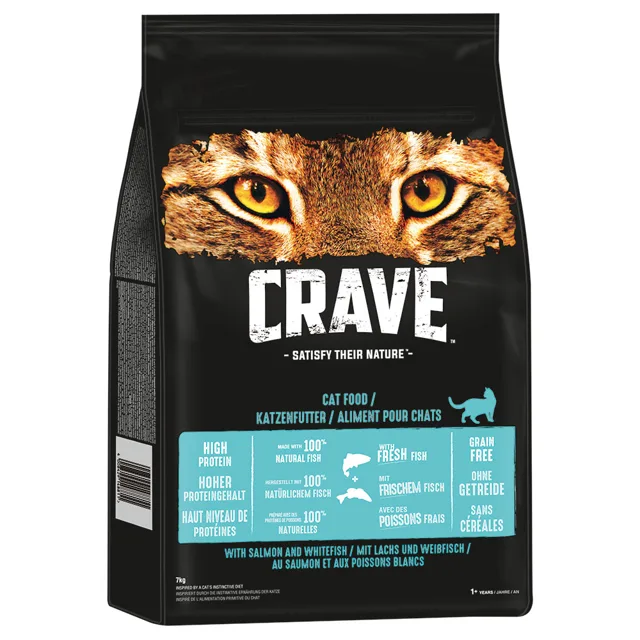 Crave s lososem & bílými rybami - 750 g