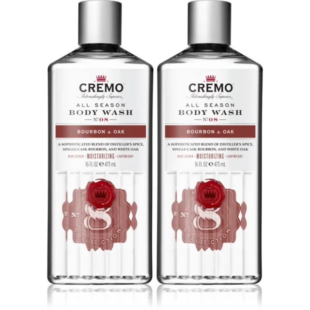 Cremo Bourbon & Oak sprchový gel pro muže Woody & Ambery