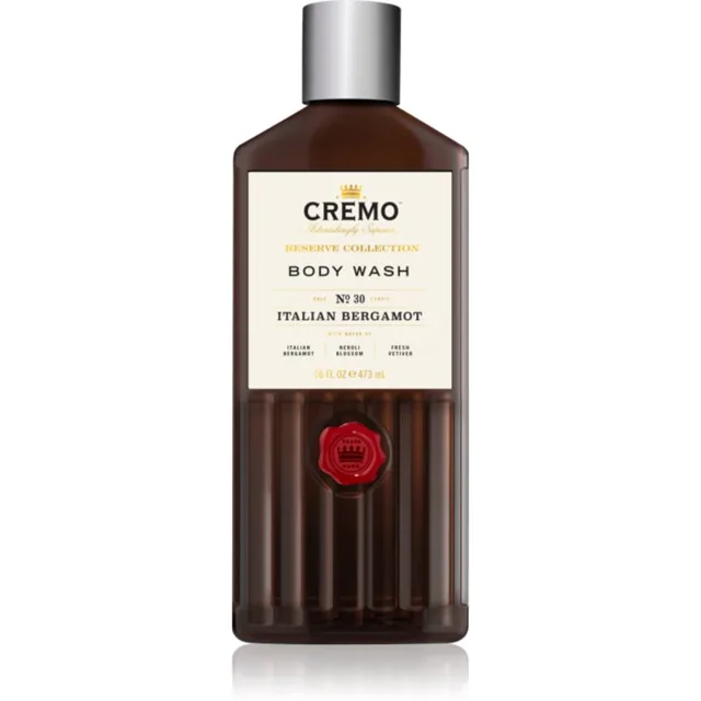 Cremo Italian Bergamot sprchový gel pro muže Bright & Citrus 473 ml