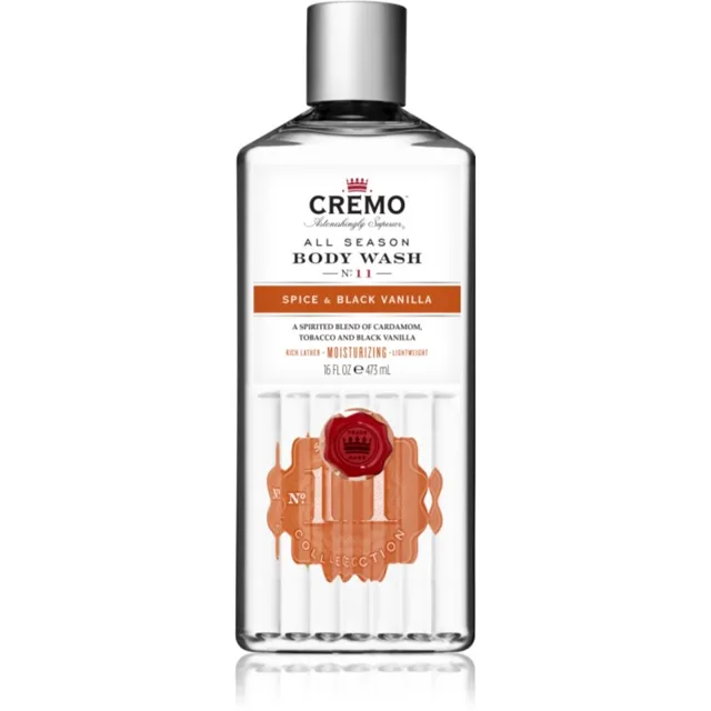 Cremo Spice & Black Vanilla sprchový gel pro muže Sweet & Spicy 473 ml