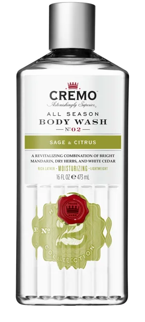 Cremo Sprchový gel Sage & Citrus (Body Wash) 473 ml