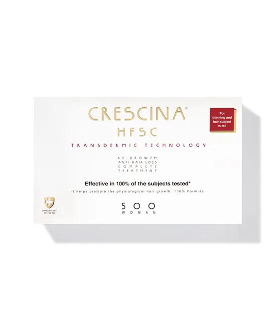 Crescina Transdermic péče na podporu růstu vlasů a proti vypadávání (stupeň 500) ženy 20x3,5 ml