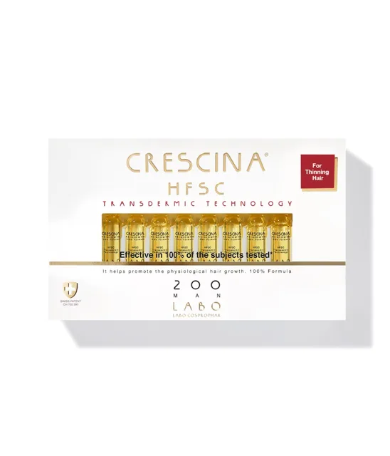 Crescina Transdermic péče na podporu růstu vlasů (stupeň 200) muži 20x3,5 ml