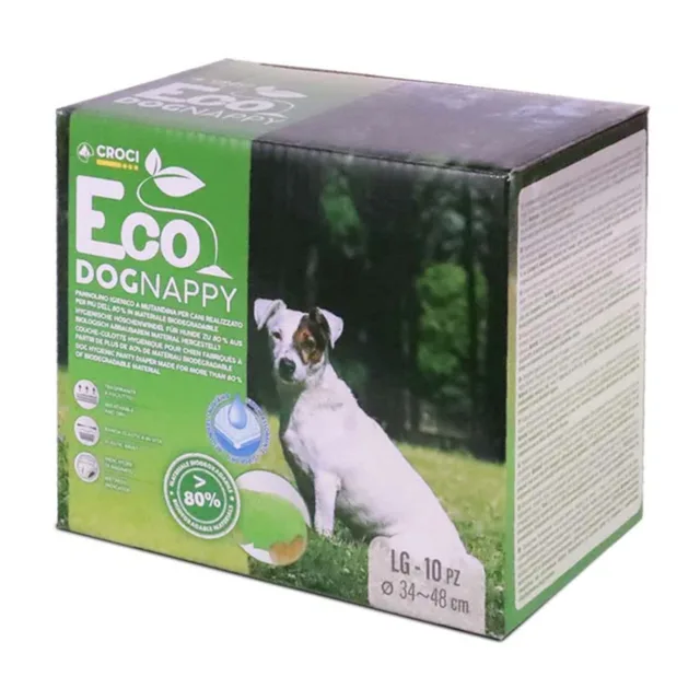 Croci Nappy Eco psí pleny - vel. L: 34 - 48 cm, 10 kusů
