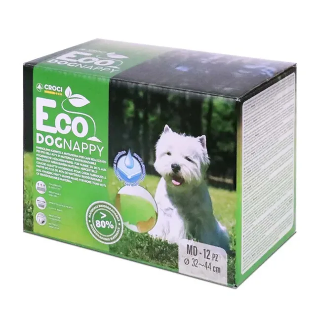 Croci Nappy Eco psí pleny - vel. M: 32 - 44 cm, 12 kusů