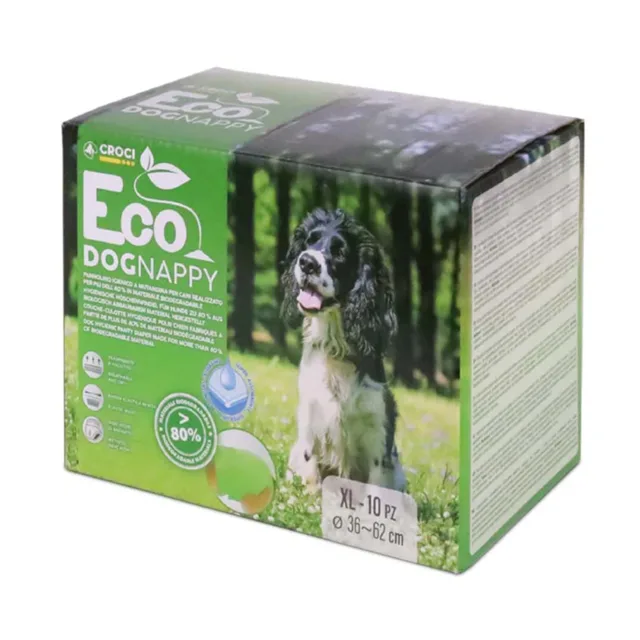 Croci Nappy Eco psí pleny - vel. XL: 40 - 62 cm, 10 kusů