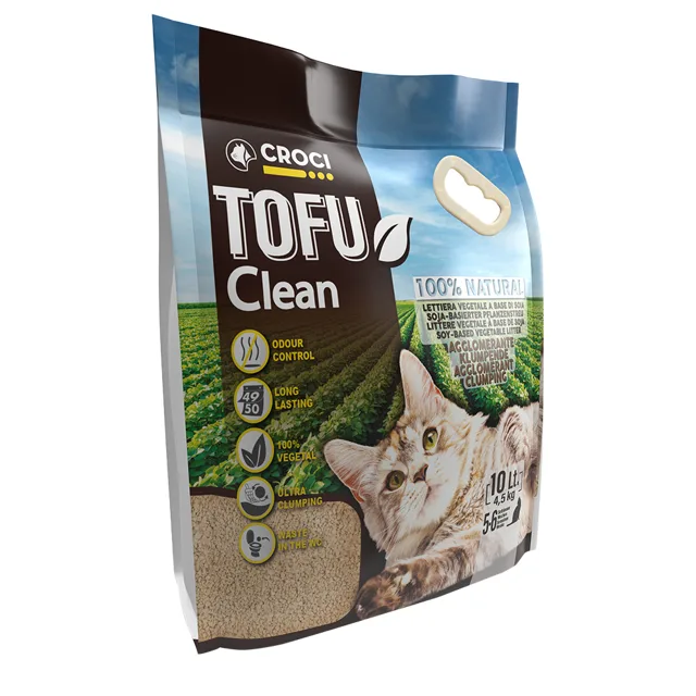 Croci Tofu Clean kočkolit - výhodné balení: 2 x 45 l (40 kg)