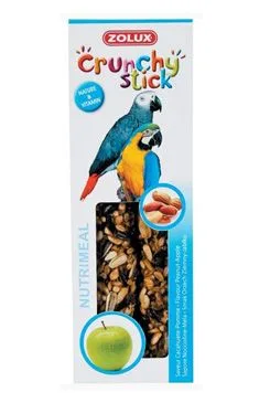 Crunchy Stick Parrot Buráky/jablko 2ks Zolux
