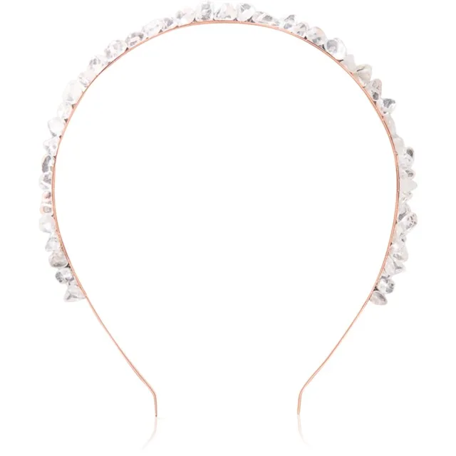 Crystallove Clear Quartz Hairband čelenka do vlasů 1 ks