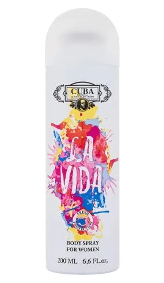 Cuba Cuba La Vida - deodorant ve spreji 200 ml