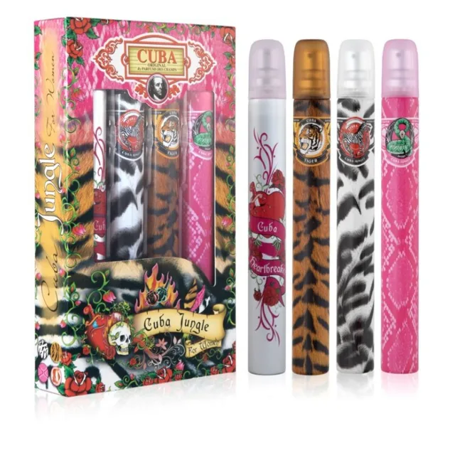Cuba Dárková sada Cuba Jungle For Women - EDP 4 x 35 ml