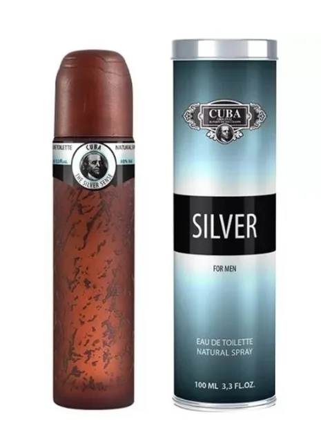 Cuba Silver For Men - EDT 100 ml