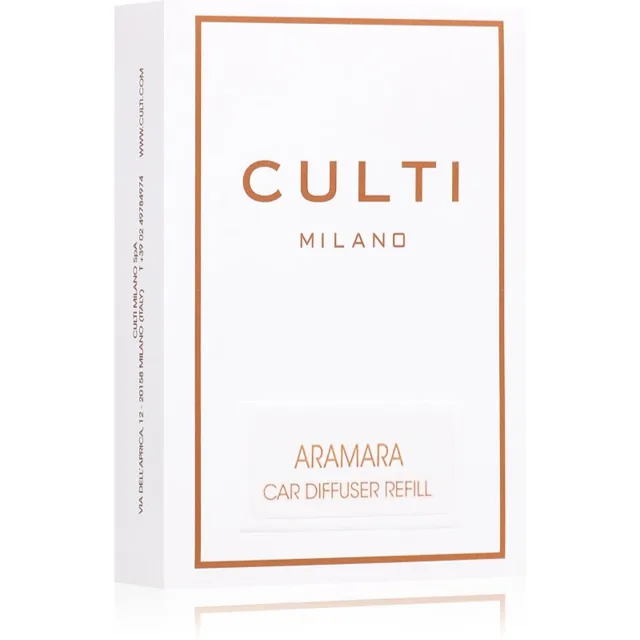 Culti Milano Car Aramara vůně do auta – náhradní náplň 1 ks