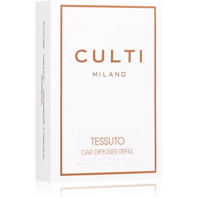 Culti Milano Car Tessuto vůně do auta – náhradní náplň 1 ks