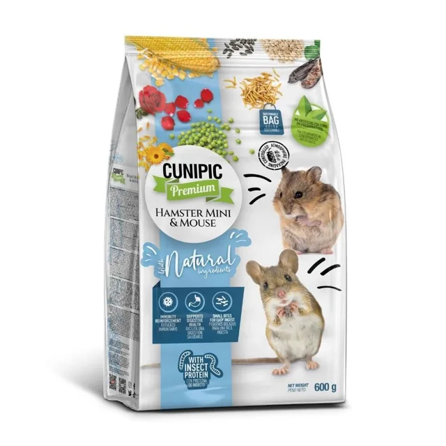CUNIPIC Premium Hamster mini Mouse 600g krmivo pro mini křečky a myši