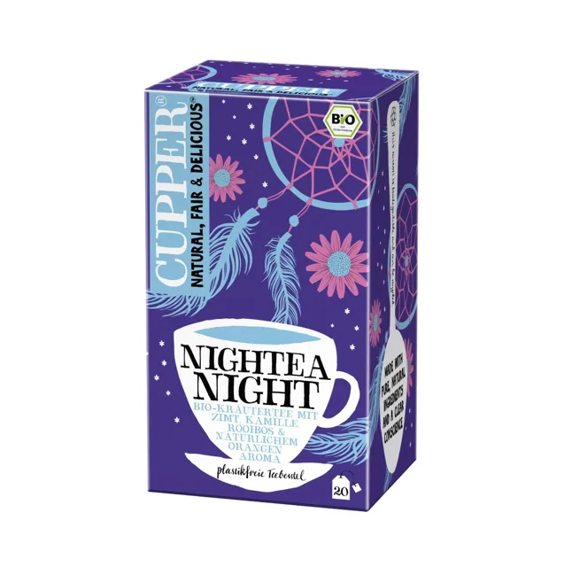 Cupper BIO Nightea Night porcovaný čaj 20x2 g