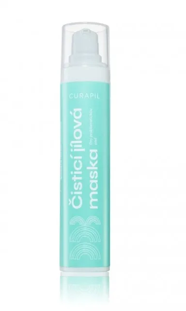 Curapil Čisticí jílová maska pleťová maska pro problematickou pleť 50 ml, EXP: 05/2026