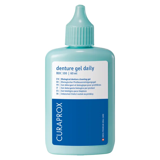 CURAPROX BDC 100 daily Čistící gel na zubní náhrady 60 ml