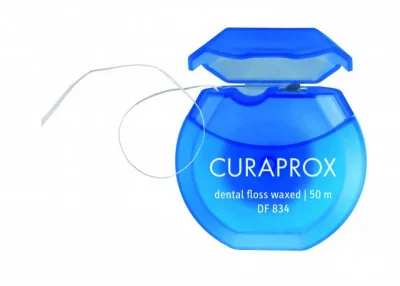 CURAPROX DF 834 dentální nit Floss 50m mátová