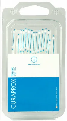 CURAPROX DF 967 dentální nit na plast.párátku 30ks