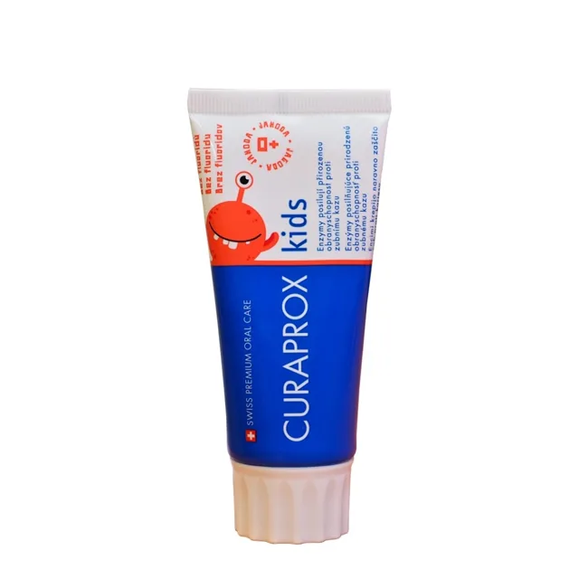 CURAPROX Kids Dětská zubní pasta od prvního zoubku Jahoda 60 ml
