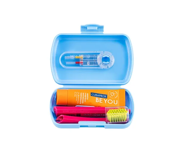 CURAPROX Travel set modrý new