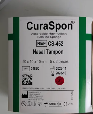 Curaspon nosní tampon CS-452 50x10x10mm 2ks