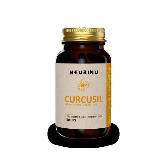 Curcusil pro mysl v harmonii a tělo bez zánětů – 50 kapslí