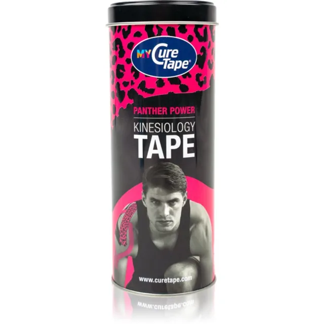 CureTape® Kinesiology fixační tejpovací páska plechový box barva Panther Power 3x2.5 m