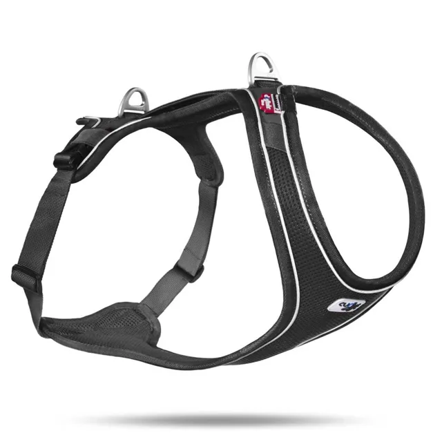 Curli Postroj pro psy Belka Comfort Black XL, 30-45 kg