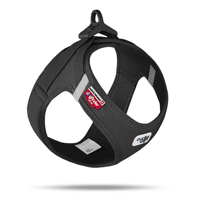 Curli Postroj pro psy se sponou Air-Mesh Black 2XS, 2-4 kg