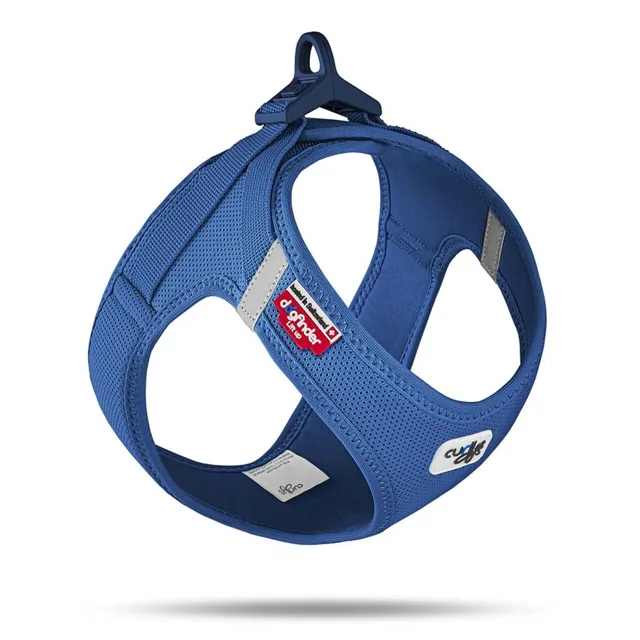 Curli Postroj pro psy se sponou Air-Mesh Blue M, 6-9 kg
