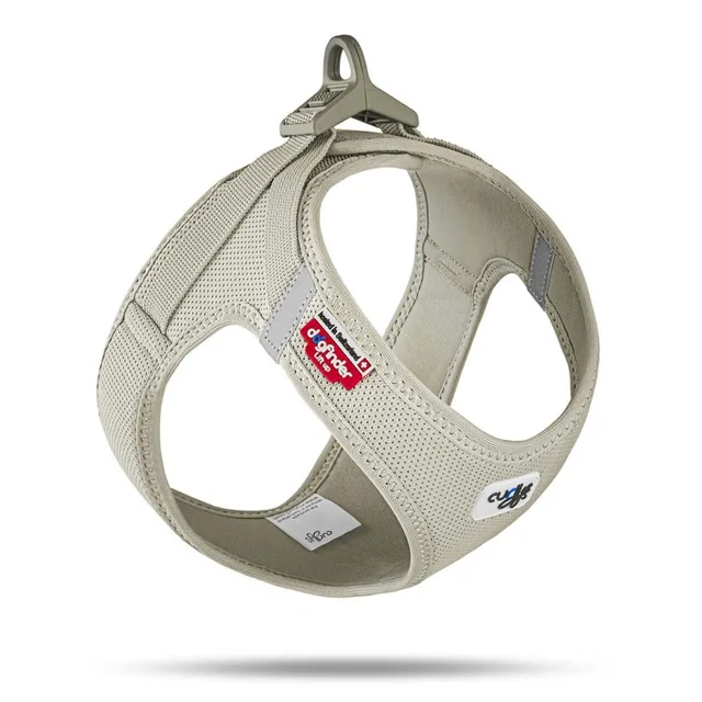 Curli Postroj pro psy se sponou Air-Mesh Light Tan 3XS, 2-4 kg