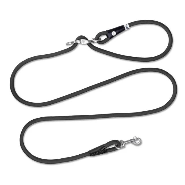 Curli Vario Comfort vodítko, černé - velikost S: D 200 cm, Ø 8 mm