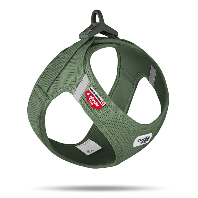 Curli Vest postroj Clasp Air-Mesh, mechová - velikost XS: obvod hrudníku 33,9 - 38,2 cm