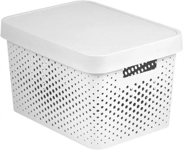 CURVER BOX INFINITY DOTS 17L bílý