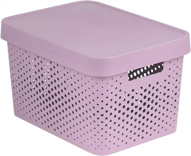 CURVER Box INFINITY DOTS 17L - růžový