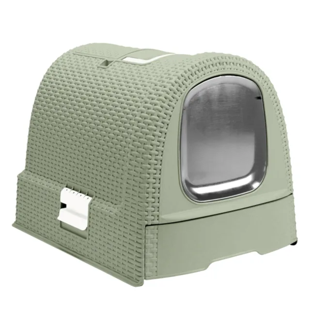 Curver kočičí toaleta - zelená: D 51 x Š 38,5 x V 39,5 cm