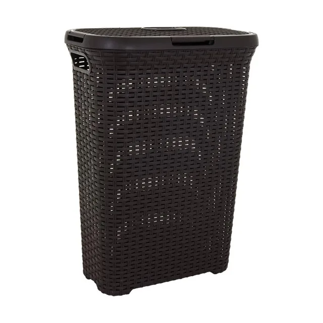 Curver Koš na prádlo Style 40L tmavě hnědý