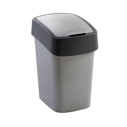 CURVER Odpadkový koš FLIP BIN 25 l stříbrný/černý