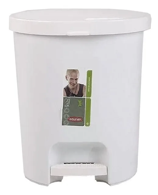 CURVER Odpadkový koš na pedál 25 l bílý