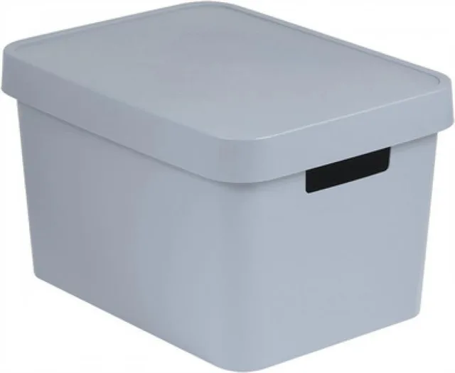CURVER Úložný box INFINITY 17l s víkem šedý