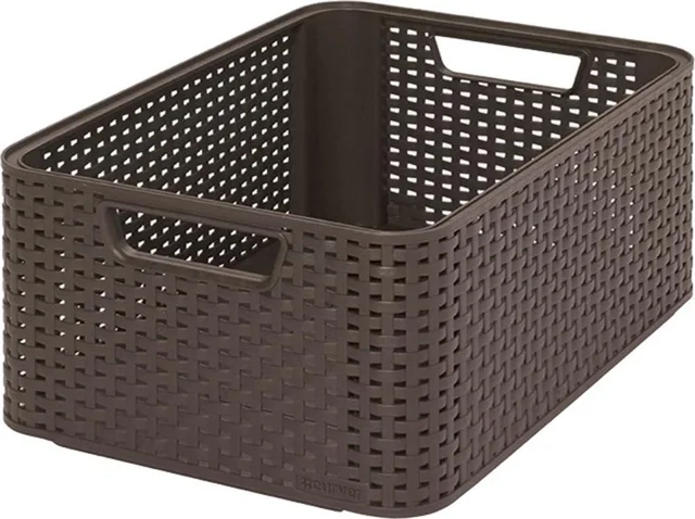 CURVER Úložný box RATTAN Style2 M hnědý