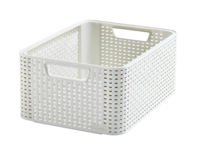 Curver Úložný box Rattan Style2 S 1 ks krémový