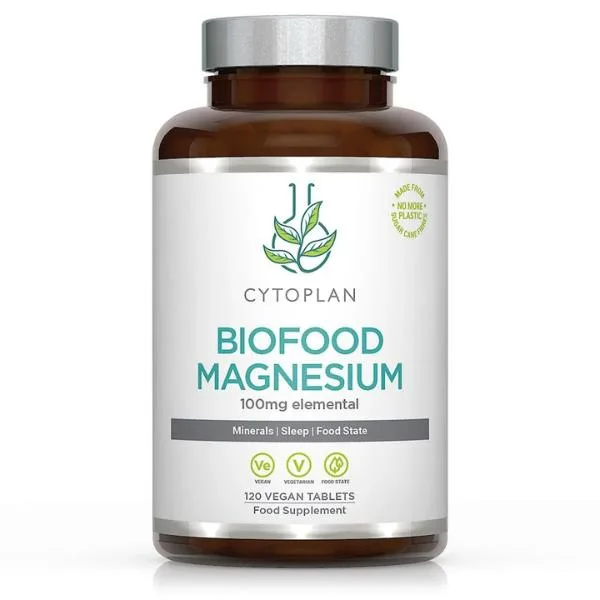 Cytoplan Biofood Magnesium 100 mg, 120 vegan tablet