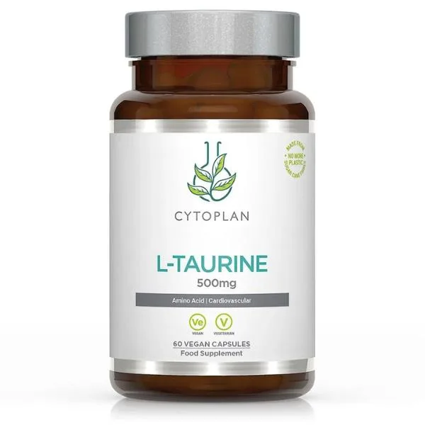 Cytoplan L-taurin 500mg, 60 vegan kapslí