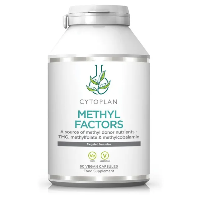 Cytoplan METHYL FAKTORY - B1 + Betain + B2 + B6 + L-Metylfolát vápenatý + Vitamín B12 a Zinek, 60 kapslí